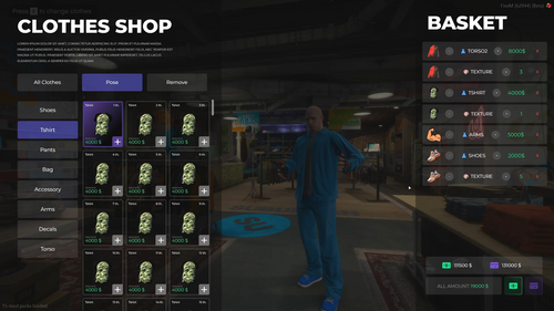 Fivem Clothing Store