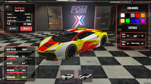 Fivem Vehicle Shop v11 Script