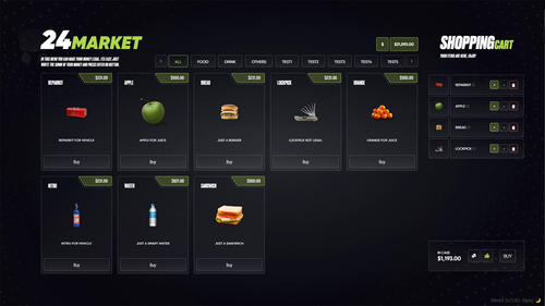 Fivem Supermarket 8  (shop system)