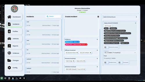 Fivem Police MDT CAD v2 Script