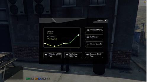 Fivem New banking UI