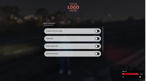 Status and car hud (vehicle hud) - Fivemscript.store