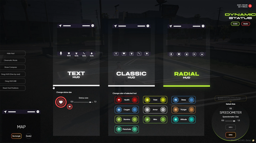 Fivem gta status, vehicle hud