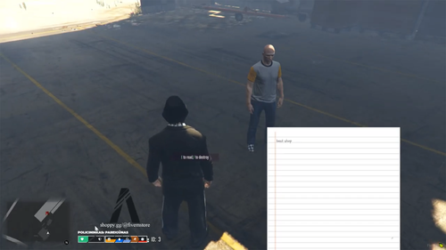 Fivem Nopixel notepad