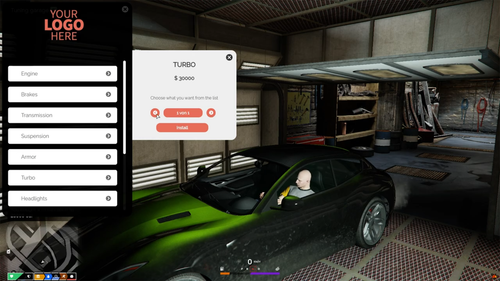 Car tuning garage - Fivemscript.store