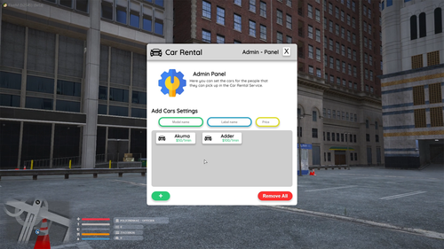 fivem vehicle rent script