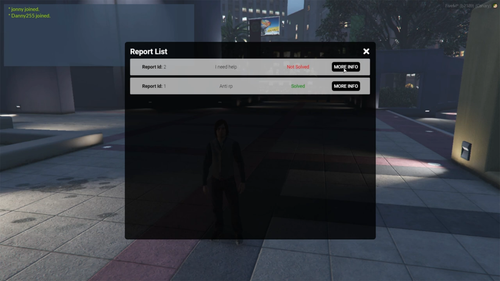 Fivem Report system script