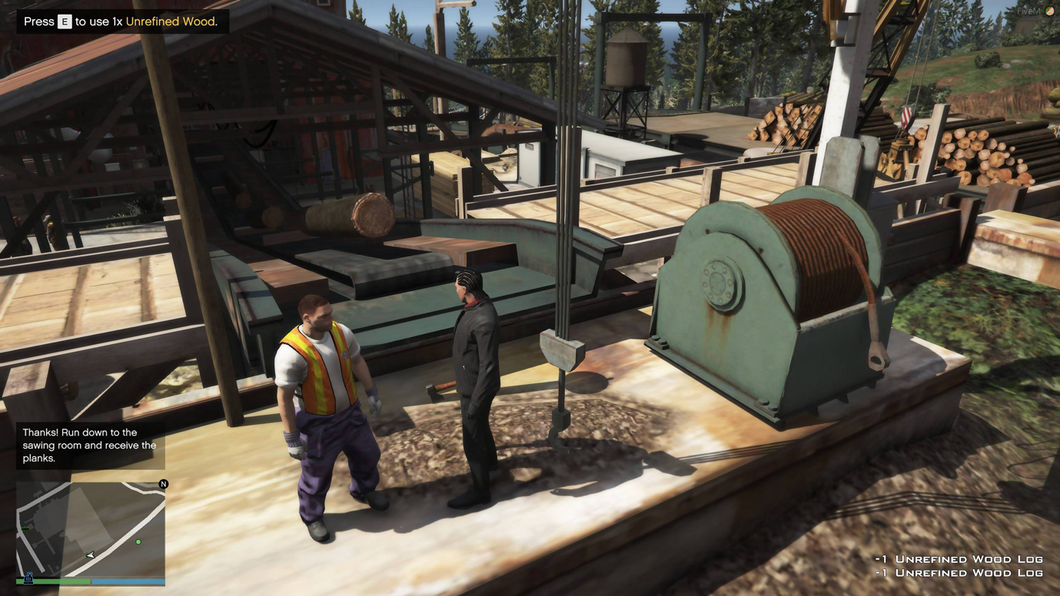 Fivem Custom lumberjack job